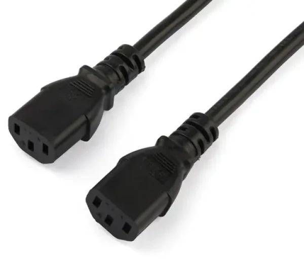 StarTech napájací kábel Schuko-2x IEC C13 čierny / Napájací kábel / 2 m / CEE7/7 - 2x C13 / 250 V / 10 A (PXT101YEU2M)