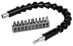 BOSCH Sada bitov s flexibilným nástavcom 11 ks / Sada bitov / Magnetický úchyt / Dĺžka 300 mm / Stopka 1/4" (2608522377)