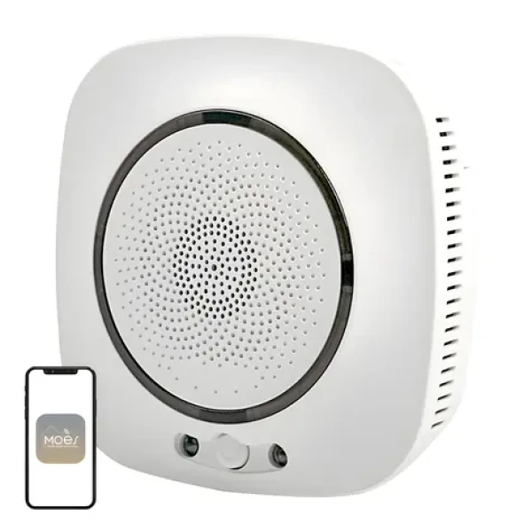 MOES WSS-S-GL / Inteligentný detektor plynu / Wi-Fi / zemný plyn / 75 dB (WSS-S-GL-EU-EN)