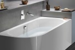 POLYSAN - VIVA R MONOLITH asymetrická vaňa 180x75x60cm, biela 72129M