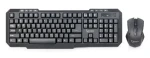 Gembird KBS-WM-02 / bezdrôtový set klávesnica + myš / US layout / spoločný USB reciever / čierna (KBS-WM-02)