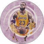 Jedlý papier LeBron James Lakers 19,5 cm - Pictu Hap - Pictu Hap