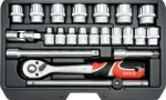 YATO YT-38561 Gola sada s račňou 3/8" (22 ks) (YT-38561)