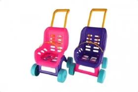 TEDDIES Kočík pre bábiky Buggy Sport ružovo-fialový