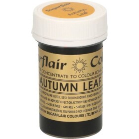 Gélová farba autumn leaf 25 g - Sugarflair - Sugarflair