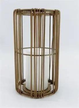 Hanko NAIFARU / Solárna lampáš / ratan / LED sviečka (HK-SL612-JC-31)