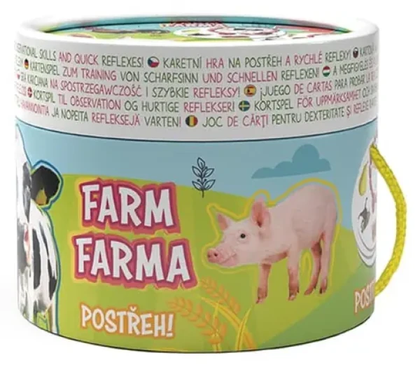 JIRI MODELS Kartová hra Postreh! Farma
