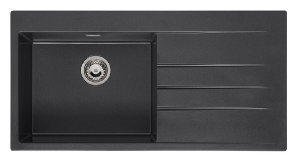 Granitový drez Reginox Breda 10, R33586, Black Silvery R33586