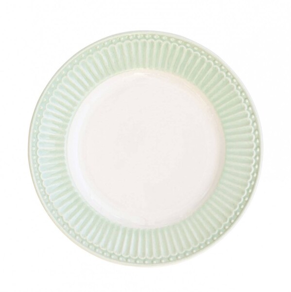 GREEN GATE Dezertný tanierik Alice Pale Green 17 cm