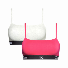 Dámska športová podprsenka 2Pack QF7215E-BNQ - Calvin Klein S
