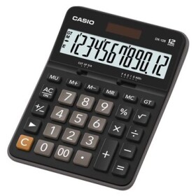 CASIO DX 12 B čierna / stolná kalkulačka / dvanásťmiestna (DX 12 B)