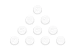 EKWB EK- Quantum Torque Plug Cover 10-Pack - White (3831109904312)