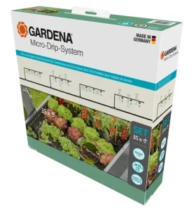 Gardena 13455-20 Micro-Drip-System Štartovacia sada pre vyvýšené záhony/záhony (35 rastlín) (13455-20)