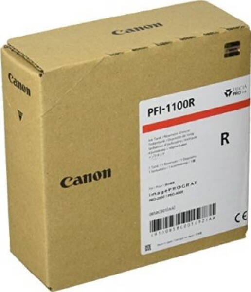 Canon Canon Ink PFI-1100R Red - 0858C001