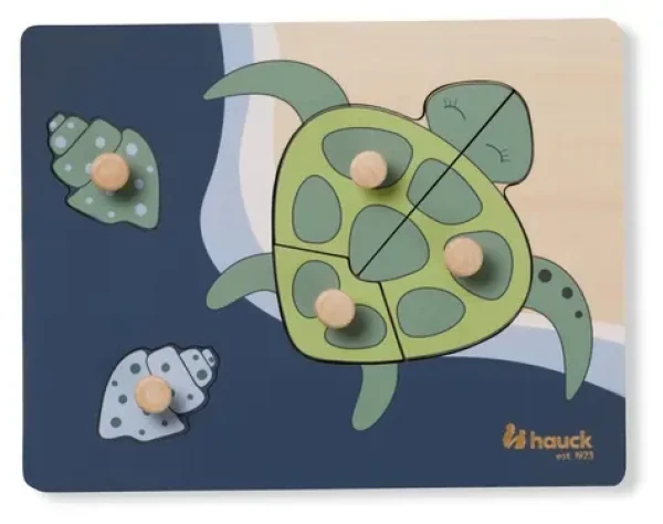 HAUCK Drevené puzzle Korytnačka