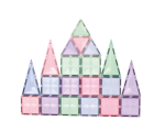 Mamido Cleverclixx Pastel Magnetická stavebnica Geo Pack 45 ks