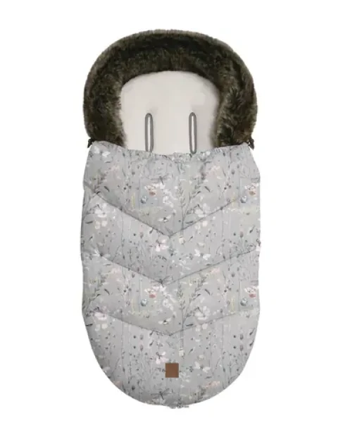 KikkaBoo Fusak zimné Luxury Dreamy Fields Grey (31108040155KB)