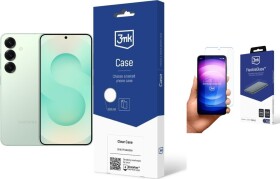 Samsung Galaxy S25 5G 12/128GB Miętowy (SM-S931BLG) + FlexibleGlass + Etui Clear Case