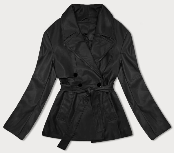 Černý krátký z ekologické kůže černá XL (42) model 19035410 - J.STYLE