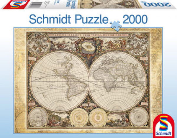 SCHMIDT Puzzle Historická mapa sveta