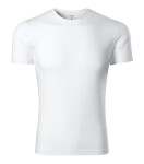 Tričko s farbou unisex biele M