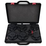 KS Tools 460.2465 Súprava testovacích kufrov systému preplňovania turbodúchadla pre nákladné auto, 7 kusov; 460.2465
