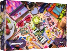 Trefl Puzzle Flamingo: Môj malý svet