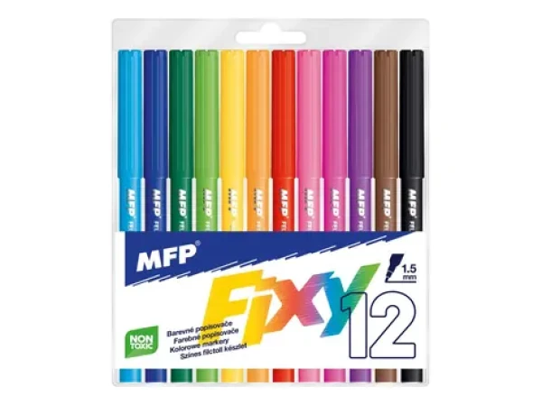 MFP Fixy farebné 12 ks / Fixy / plast / 3+ (557097)