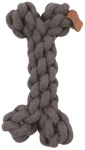 M-Pets Kosť Coto bavlnená šedá 19 cm / Preťahovadlo / Bavlna (354028)