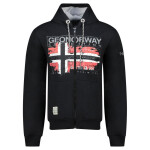 Geografické Nórsko Mikina Grusty DB 100 M WZ3083H/GN-Black pánske 2XL