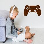 Veselá Stena Samolepka Ovládač na playstation Farba: zelená, Veľkosť: 40 x 26 cm