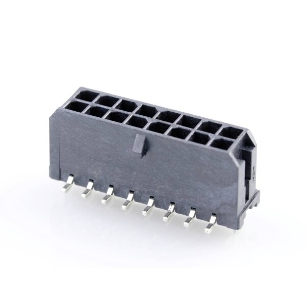 Molex vstavaná pinová lišta (štandardná) Počet pólov 16 Raster (rozteč): 3.00 mm 430451617 1 ks Tape on Full reel; 430451617