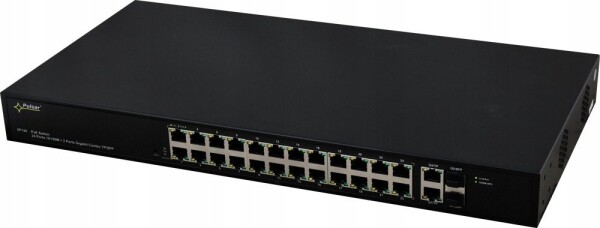 Pulsar SF124WP PULSAR Switch PoE 26-portowy Fast Ethernet, 24x PoE