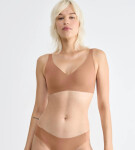 Dámska podprsenka ZERO Feel 2.0 Soft - BROWN - svetlohnedá 00CM - SLOGGI BROWN L2