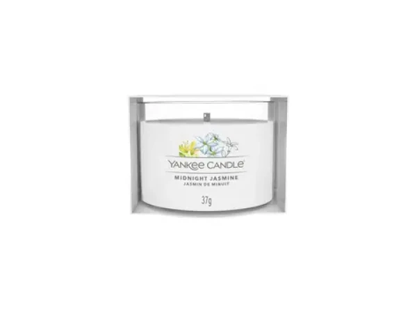 Yankee Candle Midnight Jasmine votívna sviečka plnená v skle 37g / doba horenia: až 10h (5038581128351)