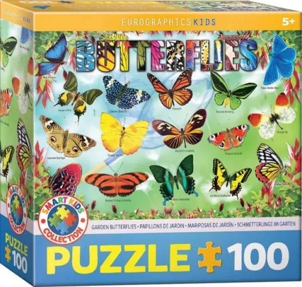 EUROGRAPHICS Puzzle Záhradné motýle