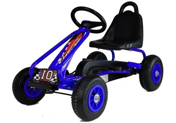 Mamido Detská šliapací motokára Formula 01 modrá
