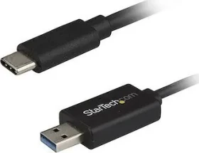 StarTech USBC3LINK čierna / Kábel USB-C - USB-A / USB 3.0 / 5 Gbps / 2 m (USBC3LINK)
