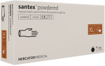 SANTEX Powdered 100 ks Veľkosť rukavíc: XS, 100 ks