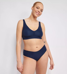 SLOGGI ZERO FEEL - Neviditeľná bezšvová braletka Sloggi NAVY BLUE XS