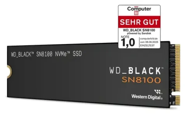 WD Black SN8100 2TB / M.2 SSD 2280 / NVMe PCIe 5 x4 / TLC / čítanie: 14 900 MB/s / zápis: 14 000 MB/s / 5y (WDBCMT0020BNC-WRSN)