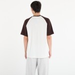 Tričko adidas Britcore Short Sleeve Ringer T-Shirt Off White/ Aurora Coffee S