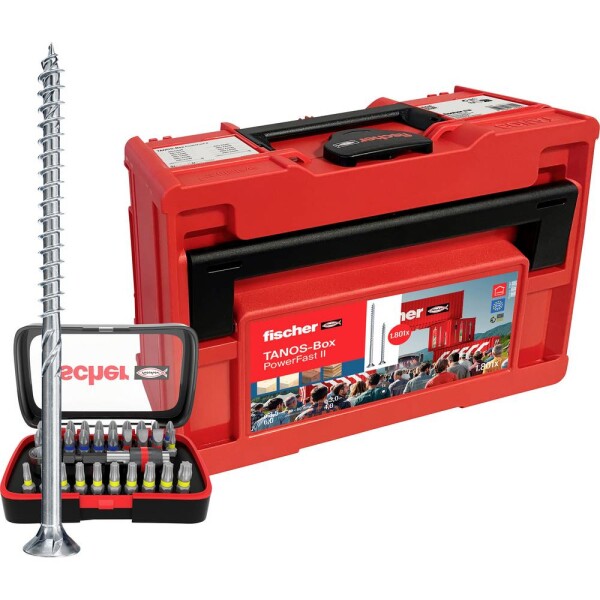 Fischer Tanos-Box PowerFast II Tanos-Box M173 574617 skrutky do drevotriesky 1081 ks; 574617