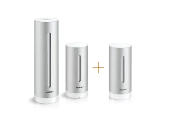 Netatmo Urban strieborná / Inteligentná meteostanica + Interiérový modul (NT00010)