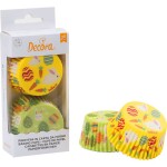 Papierové košíčky na muffins 36 ks veľkonočný zajačik, vajká a mrkvička - Decora - Decora