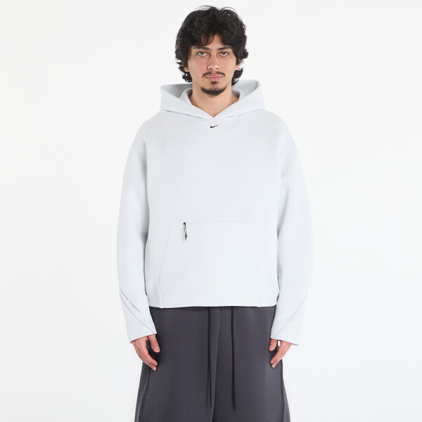 Mikina Nike Tech Men's Fleece Pullover Hoodie Off White/ Black M