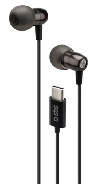 SBS Metal Pro 2.0 čierna / Slúchadlá / USB-C (TEINEARTYCMETK)