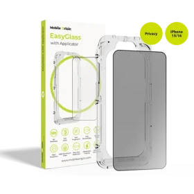 Mobile Origin EasyGlass Privacy Ochranné sklo s aplikátorom pre Apple iPhone 15 16 (EGA-P-i16)