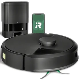 IRobot Roomba Combo 105 + AutoEmpty dock čierna / Robotický vysávač / WiFi / vysávanie mopovanie / 4460 mAh (5061042263186)