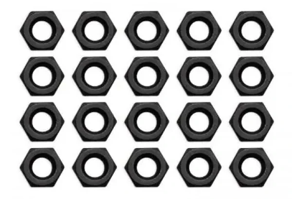 EKWB EK-Loop Nuts Set M4 Black (20pcs) (3831109898024)